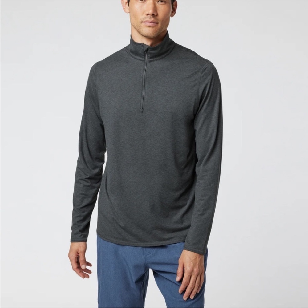 Vuori Ease Performance Half Zip Pullover Charcoal… - image 1